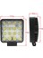 48W 6000K LED Spot Işın Kare Iş Işıkları Lamba Traktör Suv Kamyonu 4WD 12V 24V (Yurt Dışından) 4