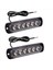 LED Acil Flaş Işıkları Amber 6 LED Frose Uyarı Acil Durum Yanıp Sönen Işık Araba Kamyonu Off Yolu Atv Suv 4 Paket (Yurt Dışından) 2