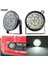 2pcs Dc 12V 18 LED Drl Drl Yuvarlak Araba Sis Lambası Sürüş Gündüz Çalışan Açık Beyaz (Yurt Dışından) 2