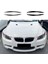 Bmw 3 Serisi E90 2005-2012 Araç Stil Aksesuarları Için Araç Karbon Fiber Farlar Kaş Far Döşeme Çıkartmaları (Yurt Dışından) 4