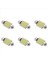 6x 3W Cob LED Araba Iç Tavan Işık Lambası Ampul 36MM Beyaz DC12V (Yurt Dışından) 1