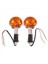 Motosiklet Amber Yuvarlak Turn Sinyalleri Işıklar Yamaha Yolu Yıldızı Virago V Star 85-99 2 Paket Için (Yurt Dışından) 1