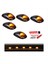 9 LED Araç Kabi Çatı Isisteri Kamyon Suv LED Dc 12V Siyah Füme Lens Amber Lamba Araç Harici Işıklar (Yurt Dışından) 2