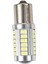 2x BA15S 12V Beyaz LED Sidelight Göstergesi Araba Ampul 1156 P21W Gümüş 33 LED (Yurt Dışından) 4