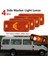 4pcs Araba Tarafı Işık Dönüş Sinyali Göstergesi Iveco Günlük 2006 2007 2008 2009 2011 2011 (Yurt Dışından) 2