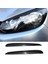 Araba Karbon Fiber Farlar Kaşlar Göz Kapakları Vw Golf 6 Gtı Mk6 2008-2012 Için Kirpik Kafası Işık Çıkartmaları (Yurt Dışından) 3