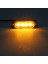 12PCS 4 LED Amber Recovery Flaş Işıkları 12V 24V Turuncu Izgara Arızası Yanıp Sönüyor (Yurt Dışından) 4