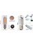 6pcs Süper Parlak 33 Smd LED Otomatik Fren Lambaları 2pcs Kırmızı 1157 P21/5W BAY15D 5630 5730 Sis Lambası ve 4pcs Amber 1156PY BAU15S PY21W Araç Kuyruk Fren Ters Sinyal Ampul Y (Yurt Dışından) 2