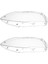 Bmw-5 Serisi F10 F18 520 523 525 535 530 2010-2014 Için 2x Araba Ön Far Başı Işık Lambası Lens Kapağı (Yurt Dışından) 1