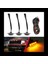Ford F-150 Raptor Için 6x Füme Lens Amber LED Ön Izgaralar Koşu Lambaları (Yurt Dışından) 4