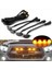 40X Raptor Tarzı Füme Lens Amber LED Ön Izgara Ford F-150 F150 2009-2018 (Yurt Dışından) 3