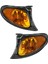 2 Pcs Amber Turn Sinyal Işık Köşesi Işık For-Bmw E46 3 Serisi 4-Door 2002-2005 Sağ ve Sol (Yurt Dışından) 2