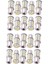 20 x Sıcak Beyaz 27 Smd LED 1156 1141 1003 Rv Camper Römork Iç Ampuller (Yurt Dışından) 1
