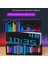 Renk LED Müzik Spektrumu Saat Ses Kontrolü Ritim Işığı 1624 Rgb Pikap Atmosfer Seviye Göstergesi Mor (Yurt Dışından) 5
