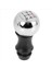 2x 5 Hızlı Alüminyum Dişli Vardiyası Knob Peugeot 106 206 207 306 307 407 408 508 Gümüş+Siyah Numara (Yurt Dışından) 3