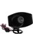 Universal Motosiklet Araba Alarmı Ses 7 Ton Korna 12V 100W Polis Siren Boynuz Hoparlör (Siyah) (Yurt Dışından) 4