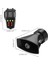 2x Evrensel Motosiklet Araba Alarmı Ses 7 Ton Korna 12V 100W Polis Siren Boynuz Hoparlör (Siyah) (Yurt Dışından) 3