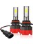 9006 LED Far Ampulleri 6000K Hb4 Hı/düşük Işın 55W 8000 Lümen Sis Lambası Parlak Su Geçirmez Dob Kit 2 Lambalar 360 ° Dönüş (Yurt Dışından) 1