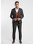 Erkek Çizgili Takım Elbise 3’lü Set – Ceket + Yelek + Pantolon – Slim Fit Italyan Tarz 1
