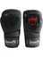 Siyah 30128-P Yakuza Kick Boks Eldiveni, Muay Thai Boxing Gloves Suni Deri 2