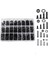 1225 Pcs Hex Düğmesi Soket Baş Kapak Vidaları Cıvatalar Fındık Düz Yıkayıcılar Çiftlik Kiti Makine Vidaları ve Fındık (Yurt Dışından) 1