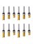12PCS 1/4 Inç Floş Trim Yönlendirici Bit Desen Bit Üst ve Alt Yatak 1/2 Inç Bıçak Şablonu Kenar Ahşap Düzeltici Kesici (Yurt Dışından) 1