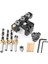 Ganwei Ayarlanabilir Doweling Jig Ahşap Cep 3 1 Delikte Jigbushes Sondaj Kılavuzu Kılavuzu Bulucu Yumruk Araçları Dowel Jig Set (Yurt Dışından) 1