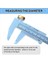 20 Adet 150 mm Mini Plastik Kaliper Vernier Kaliper Çift Ölçekli Sürgülü Gösterge Ölçüm Aracı Öğrenci Ofisi Için 5 Renk (Yurt Dışından) 2