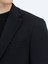 Siyah Düz Modern Fit Yün Karışımlı Ceket 5