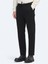 Siyah Dokuma Jogging Fit Casual Pantolon 2