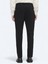Siyah Dokuma Jogging Fit Casual Pantolon 4