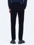 Lacivert Fitilli Dokuma Slim Fit Kadife Casual Pamuk Karışımlı Pantolon 4