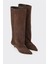 Kahve Deri Kadın Çizme 2