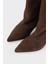 Kahve Deri Kadın Çizme 4