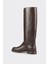 Kahve Deri Kadın Çizme 3