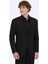 Siyah Desenli Modern Fit Ceket 3