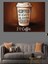 Kahve Kupası Grafik Tasarımı Dekoratif Kanvas - Mdf Ahşap Tablo 4