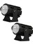 Motosiklet Yüksek Güçlü Lens Spot Işığı 6000K LED Çift Renk Harici Spotlar 8-80V Farlar (Yurt Dışından) 3
