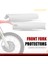 1paır Motosikle Front Fork Guard Cover Koruyucular Muhafızlar Plastik Beyaz Honda CRF250 CRF450 2004-2012 (Yurt Dışından) 5