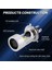 H4 LED Far Ampul Motosiklet Hi/lo Işın Kırmızı Angel Göz Gündüz Çalışan Işık 25W 3000LM Süper Parlak 6000K (Yurt Dışından) 3