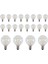 20 Pcs G40 LED Yedek Ampul E12 Vida Taban Yüzüne Döndürülmemiş LED Globe Ampuller Güneş Dize Işıkları Sıcak (Yurt Dışından) 3