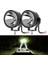2pcs 4 Inç LED Iş Işığı 4x4 Offroad 30W 14000LM Süper Parlak Beyaz Yuvarlak Sis Far Motosiklet Atv Tekne Beyaz (Yurt Dışından) 3