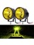 2pcs 4 Inç LED Iş Işığı 4x4 Offroad 30W 14000LM Süper Parlak Beyaz Yuvarlak Sis Far Motosiklet Atv Tekne Sarı (Yurt Dışından) 4
