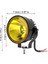 2pcs 4 Inç LED Iş Işığı 4x4 Offroad 30W 14000LM Süper Parlak Beyaz Yuvarlak Sis Far Motosiklet Atv Tekne Sarı (Yurt Dışından) 5
