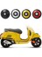 Motosiklet Hubcaps Tekerlekler Vespa Gts 300 Gtv 300 Motosiklet Aksesuarları Için Merkez Hub Kapakları Sarı (Yurt Dışından) 2