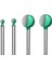 4pcs 6mm Top Burun Yuvarlak Oyma Bit Cove Cnc Freze Kesici Topu Uç Yönlendirici Bitleri Karbür Ağaç Işleme Araçları (Yurt Dışından) 1