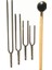4pcs Doğru Frekans 128Hz 256Hz 512Hz 1024Hz Müzik Ayarlama Çatal Set Müzik Düz Çatal Ölçüm Ölçümü Hammer ile (Yurt Dışından) 2