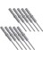 10PCS/LOT 801 Elektrikli Tornavida Biti 60MM Uzunluğunda Yuvarlak Şaft Phillips Çapraz Vidalı Tiyatro Bitleri Seti (Yurt Dışından) 1