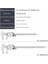 0-150MM Metrik Gösterge Ölçüm Aracı Kadran Veri Caliper Şok Geçirmez Vernier Kaliper 0 02MM (TGBK150-0-150MM) (Yurt Dışından) 4