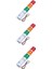 3x Ac/dc 24V Kırmızı Yeşil Sarı LED Lamba Endüstriyel Kule Sinyal Işığı (Yurt Dışından) 1